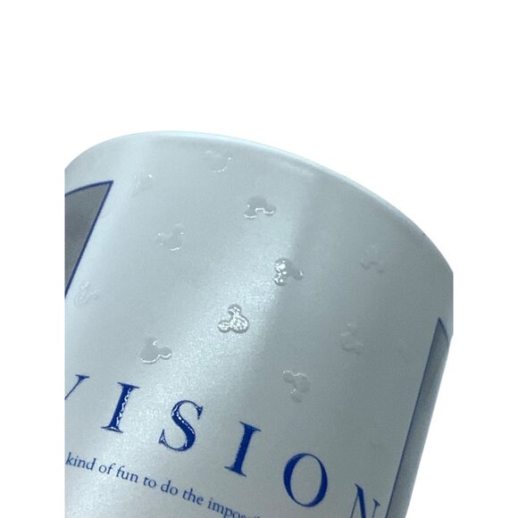 Disney Parks Vision Coffee Cup Mug With Walt Disney Quote 4.5” Cinderella Castle - Picture 7 of 8